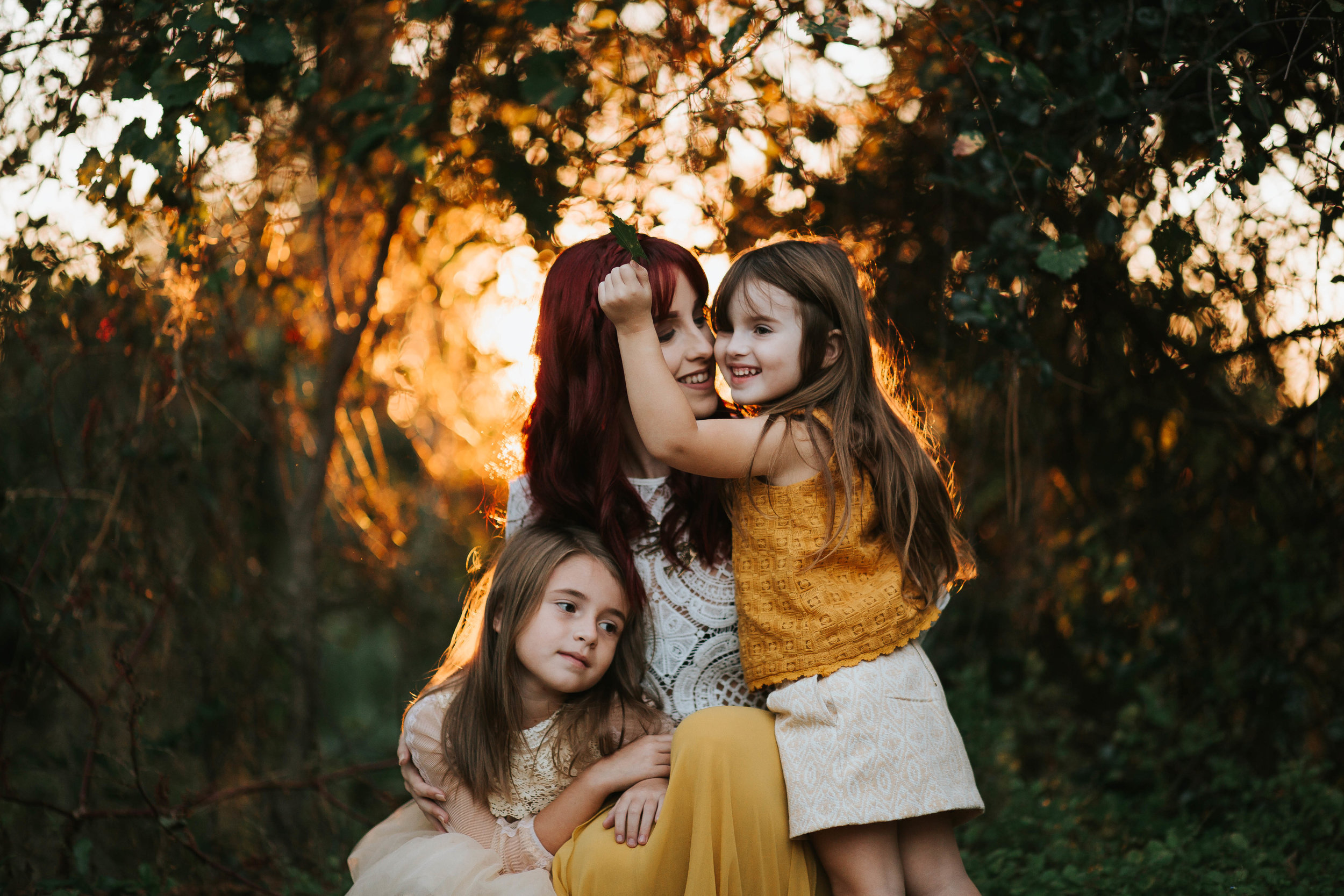 mother and children portraits, tampa bay fl 