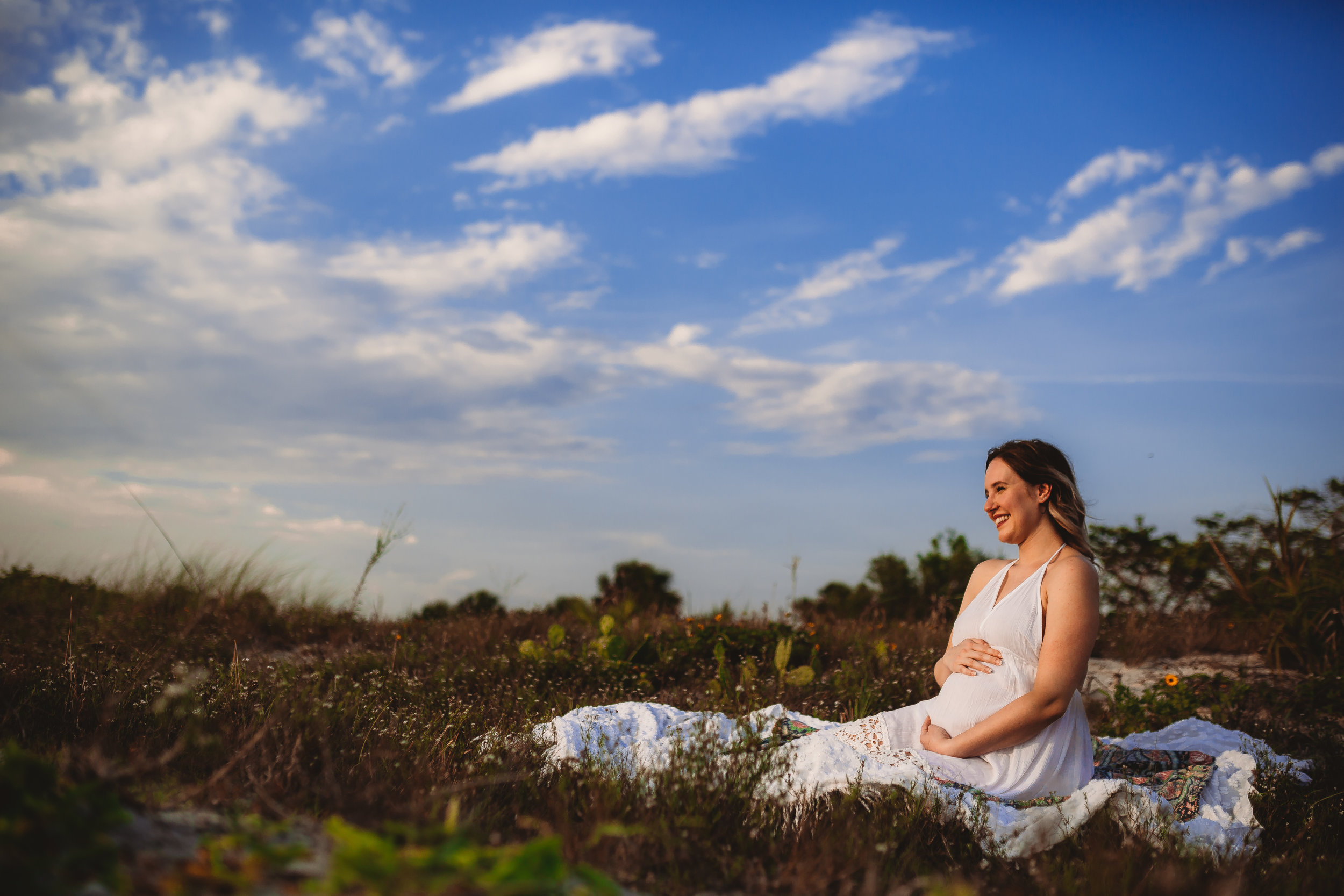Beach maternity photographer, St. Pete, Clearwater FL