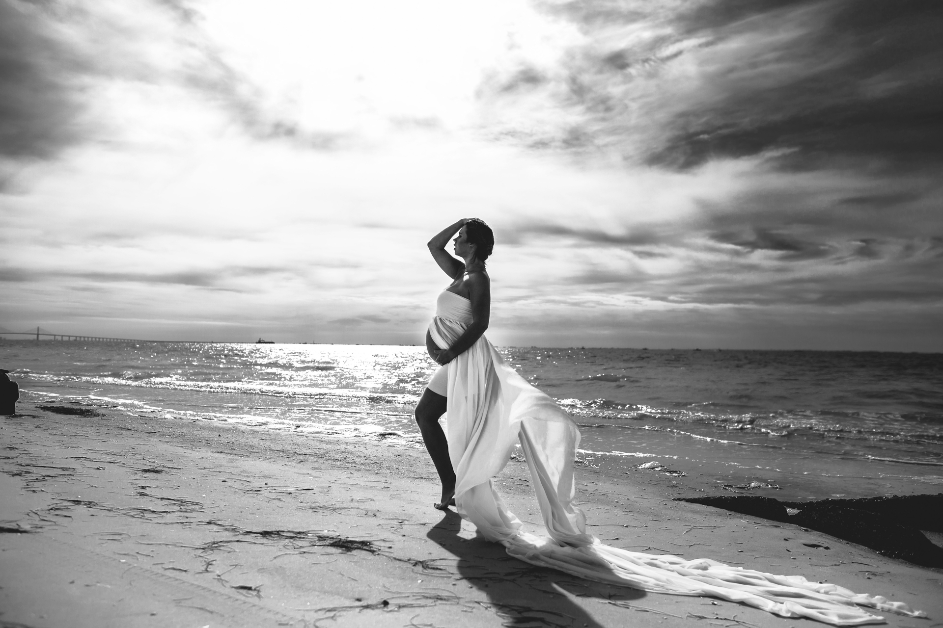 pretty pregnancy photos, clearwater beach maternity photography