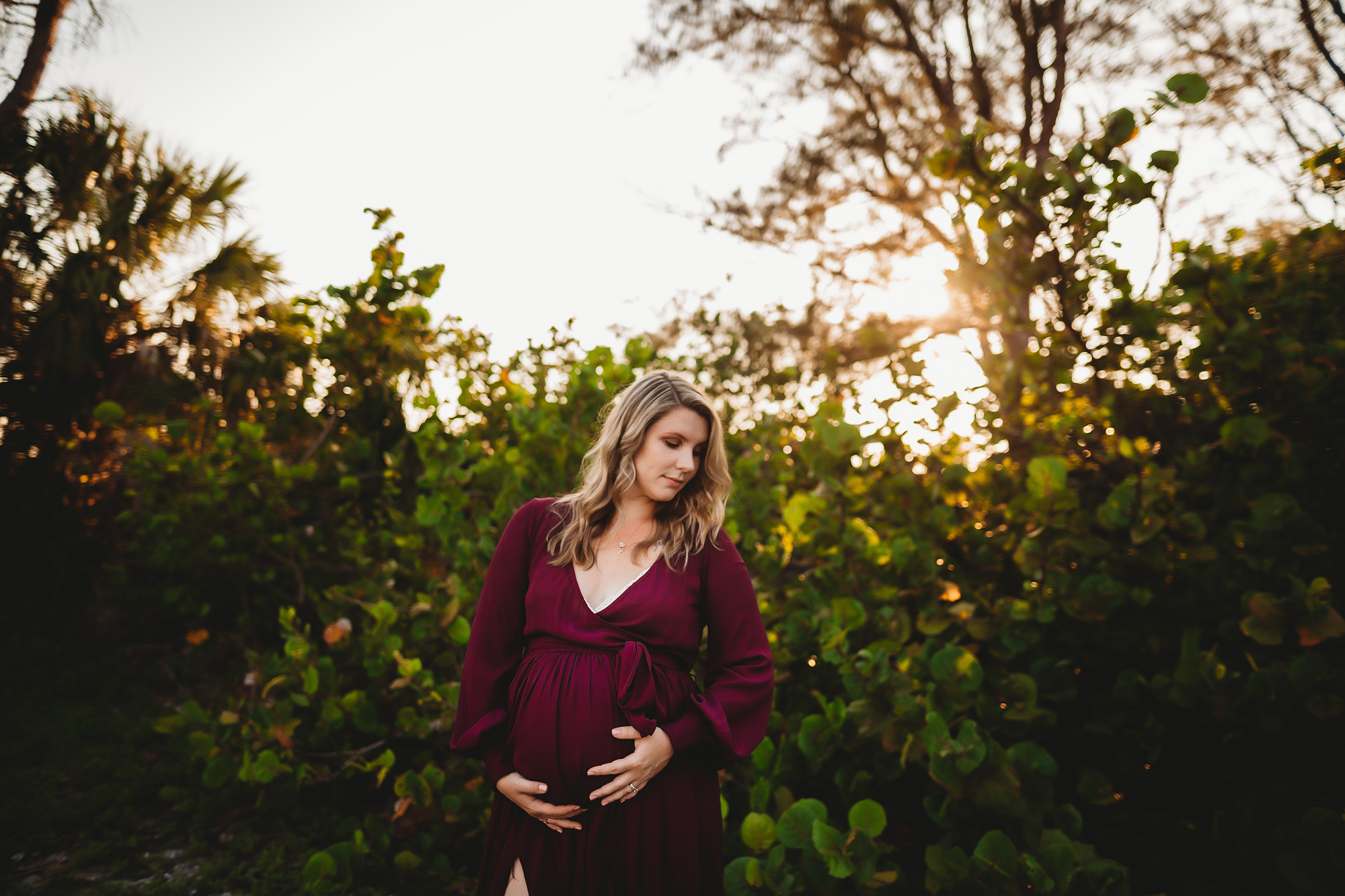 summer maternity portraits in florida, beach maternity photographer of tampa bay fl 