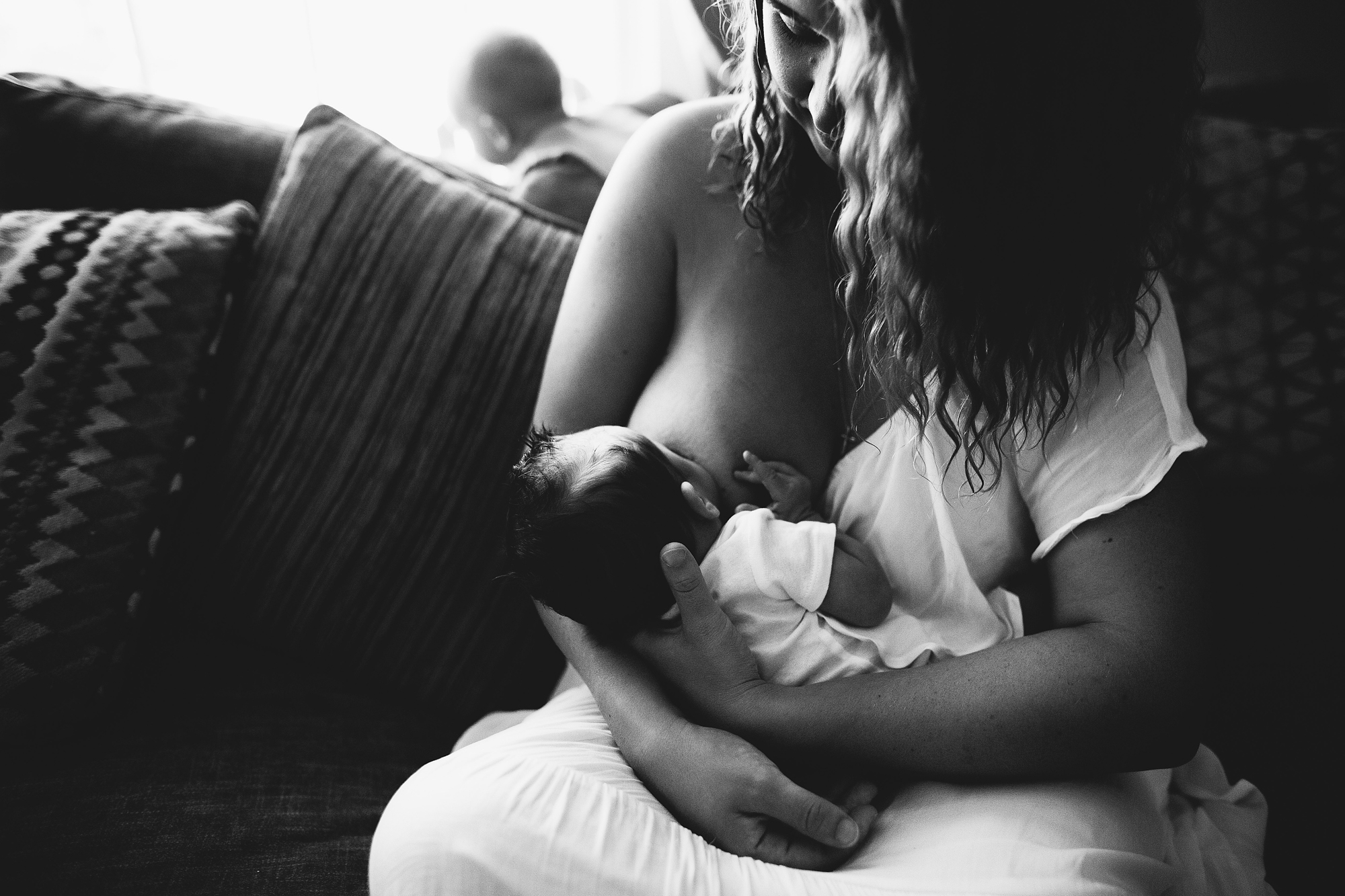 newborn breastfeeding photography, pinellas county breastfeeding photographer 