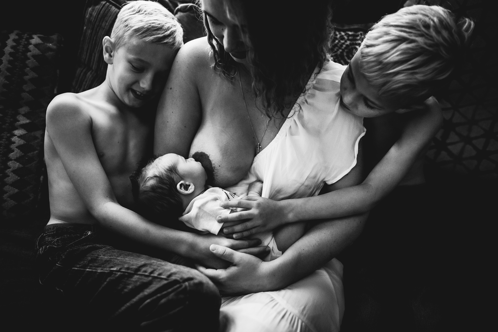 moody newborn portraits, tampa bay baby photographer