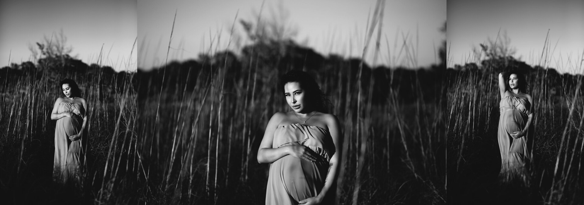 black and white beach pregnancy photo shoot, st pete fl 