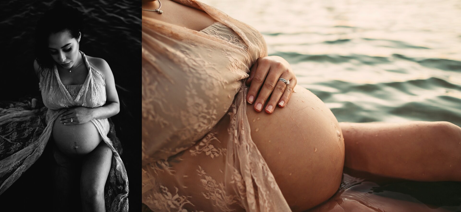 beach baby bump photo shoot, st pete pregnancy portraits 