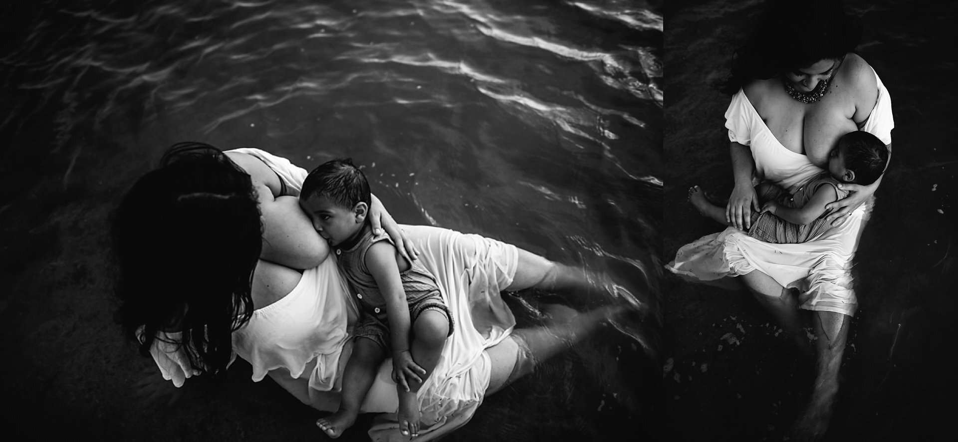 breastfeeding portraits in the water, st pete photographer 