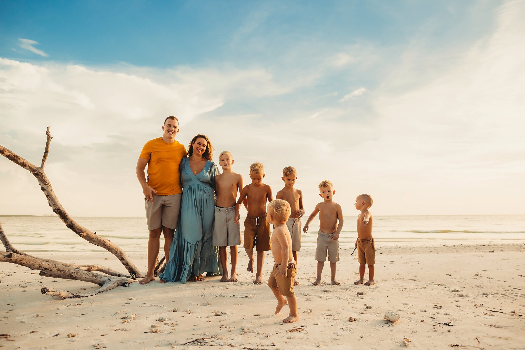 best family beach portraits, Pinellas County photography