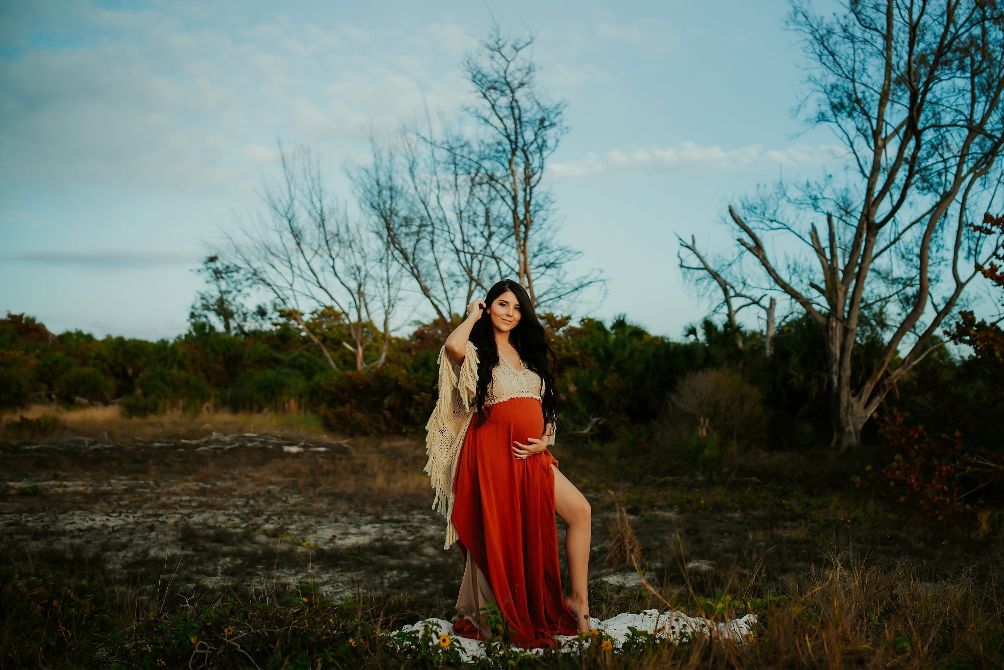 woodsy maternity portraits, pinellas county professional photographer
