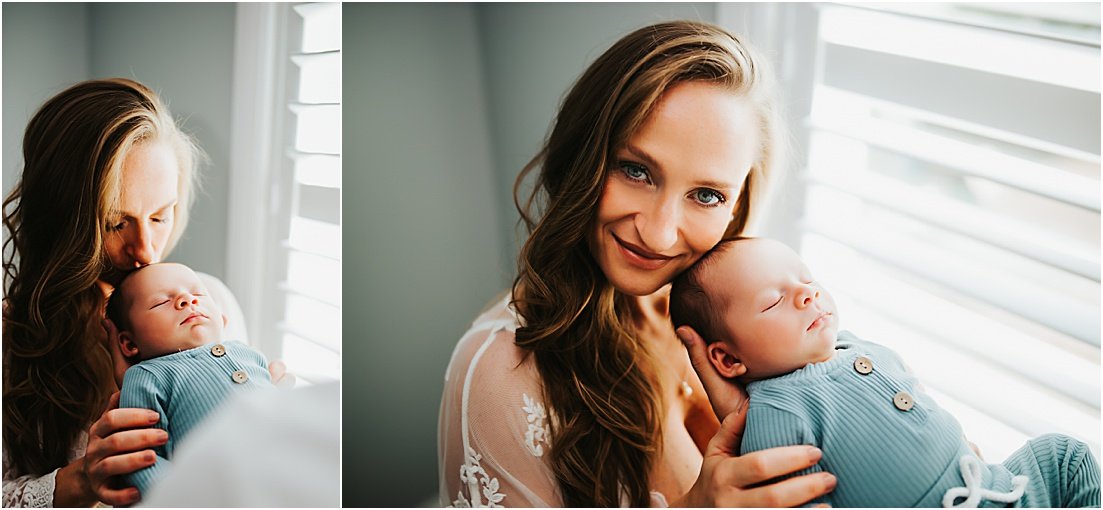 mom and baby photos, lifestyle newborn photographer st Pete fl 